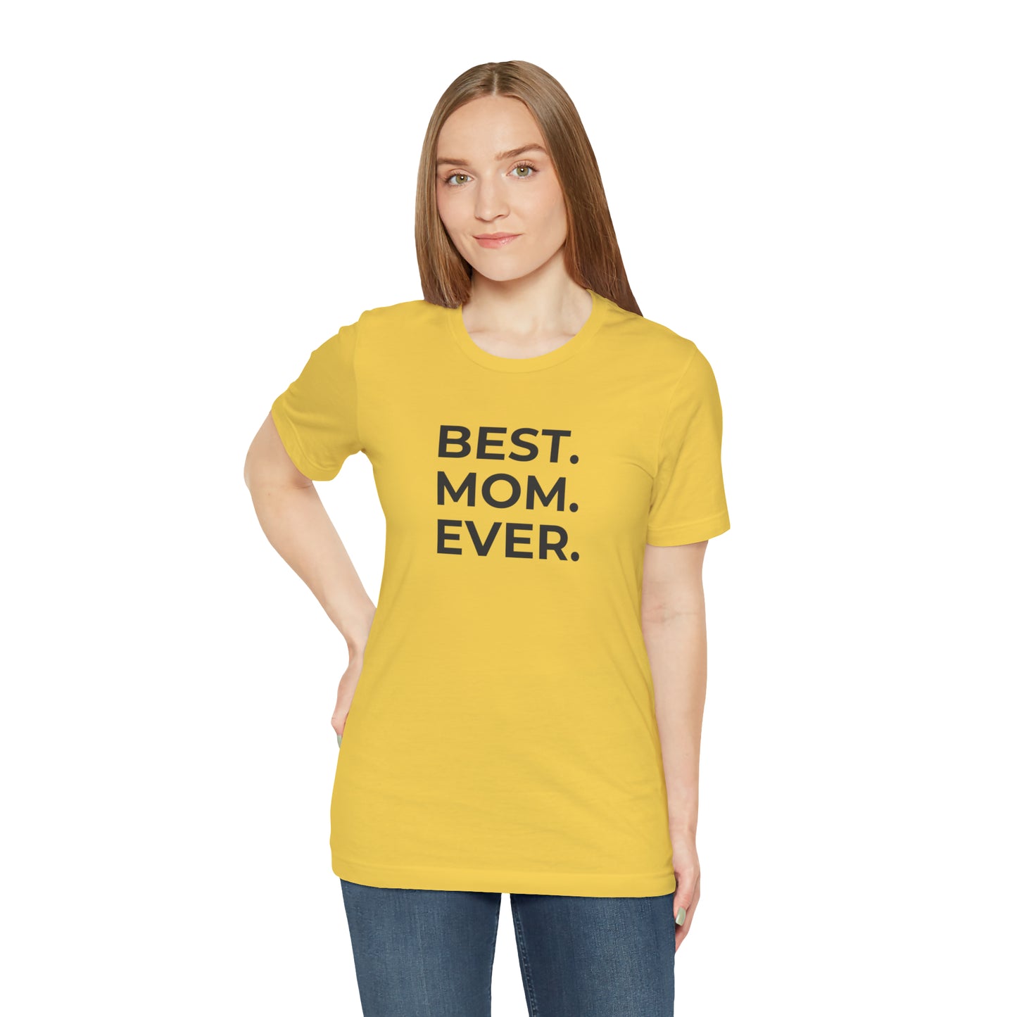 Best Mom Ever Jersey Short Sleeve Tee