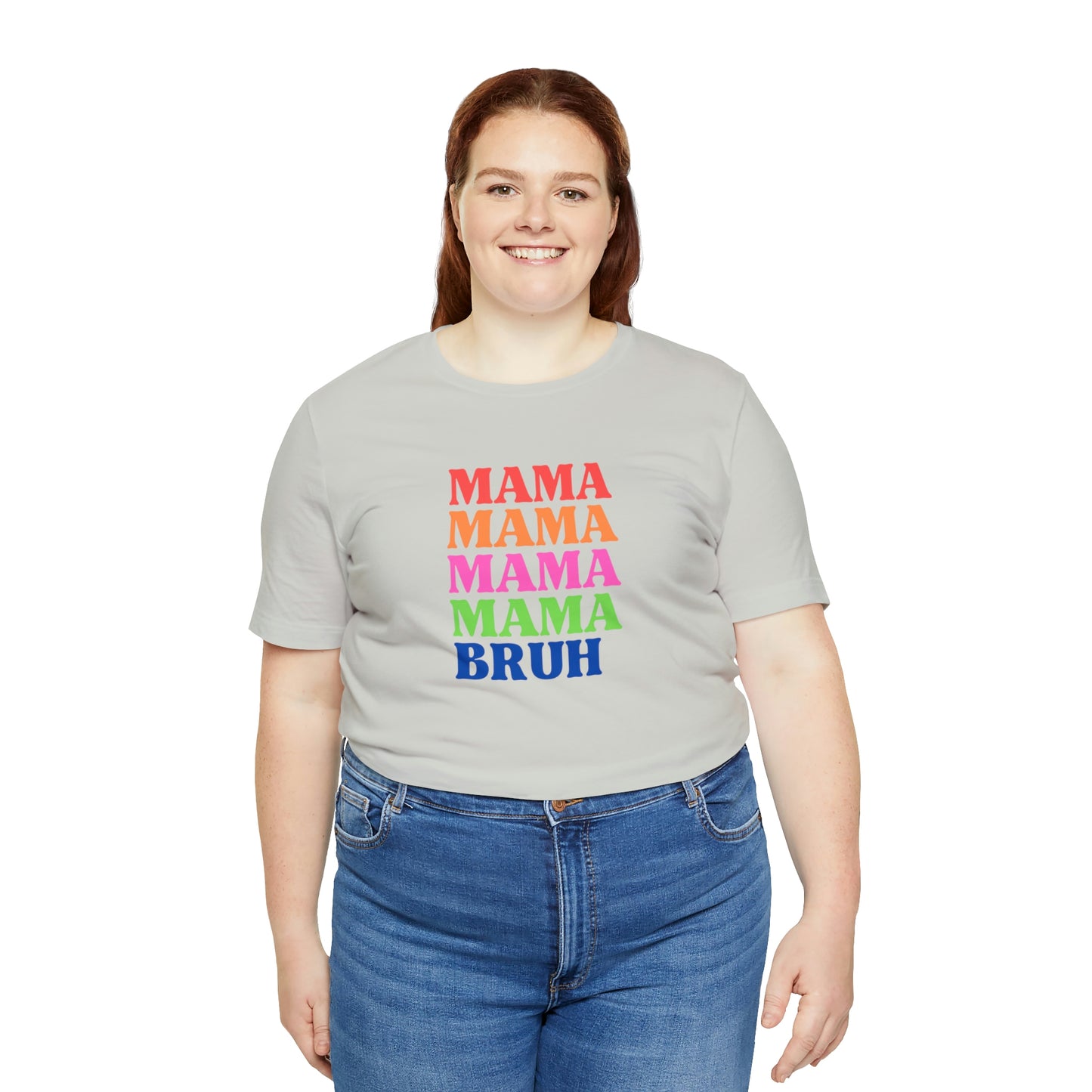 Mama Bruh Jersey Short Sleeve Tee