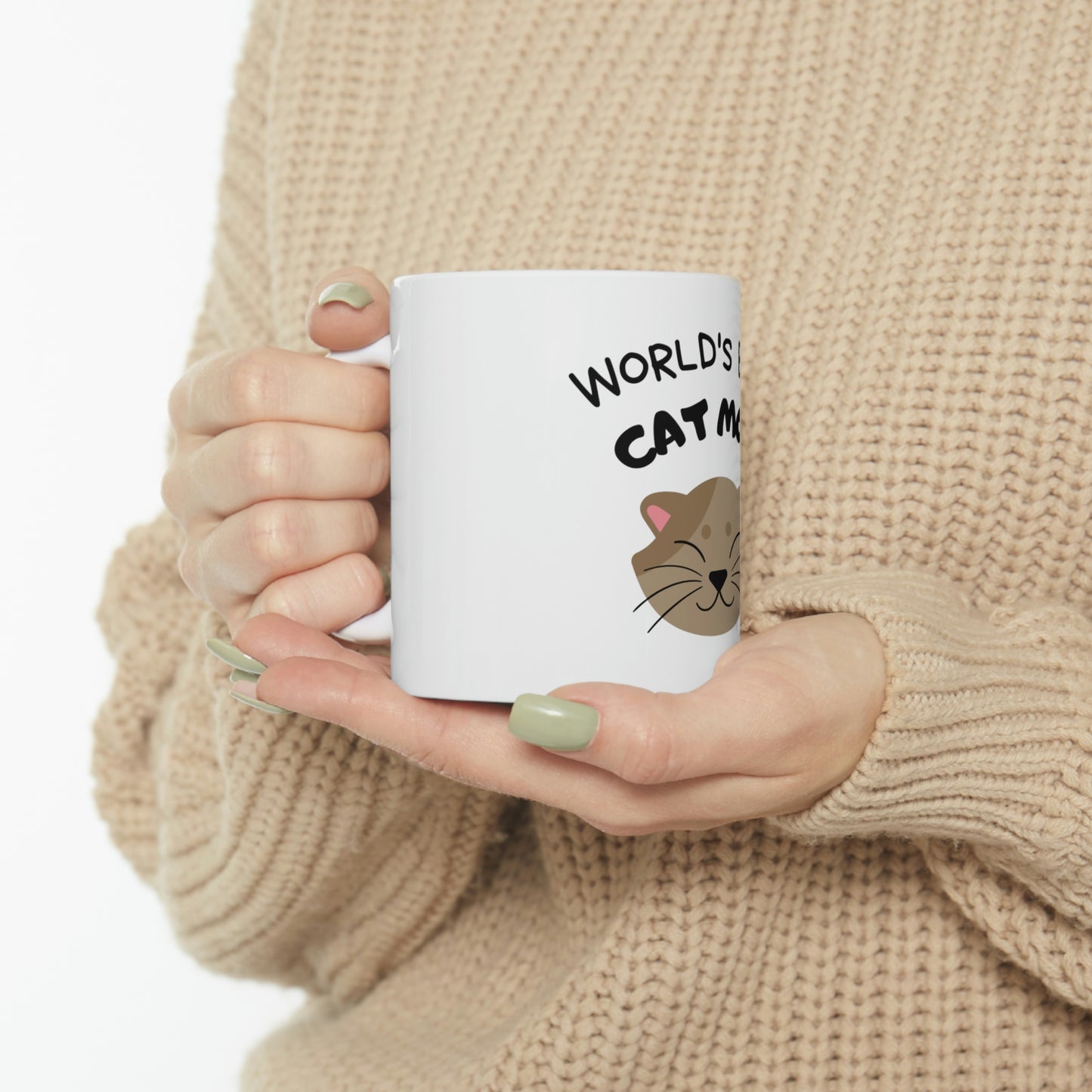 World's Best Cat Mom Ceramic Mug 11oz