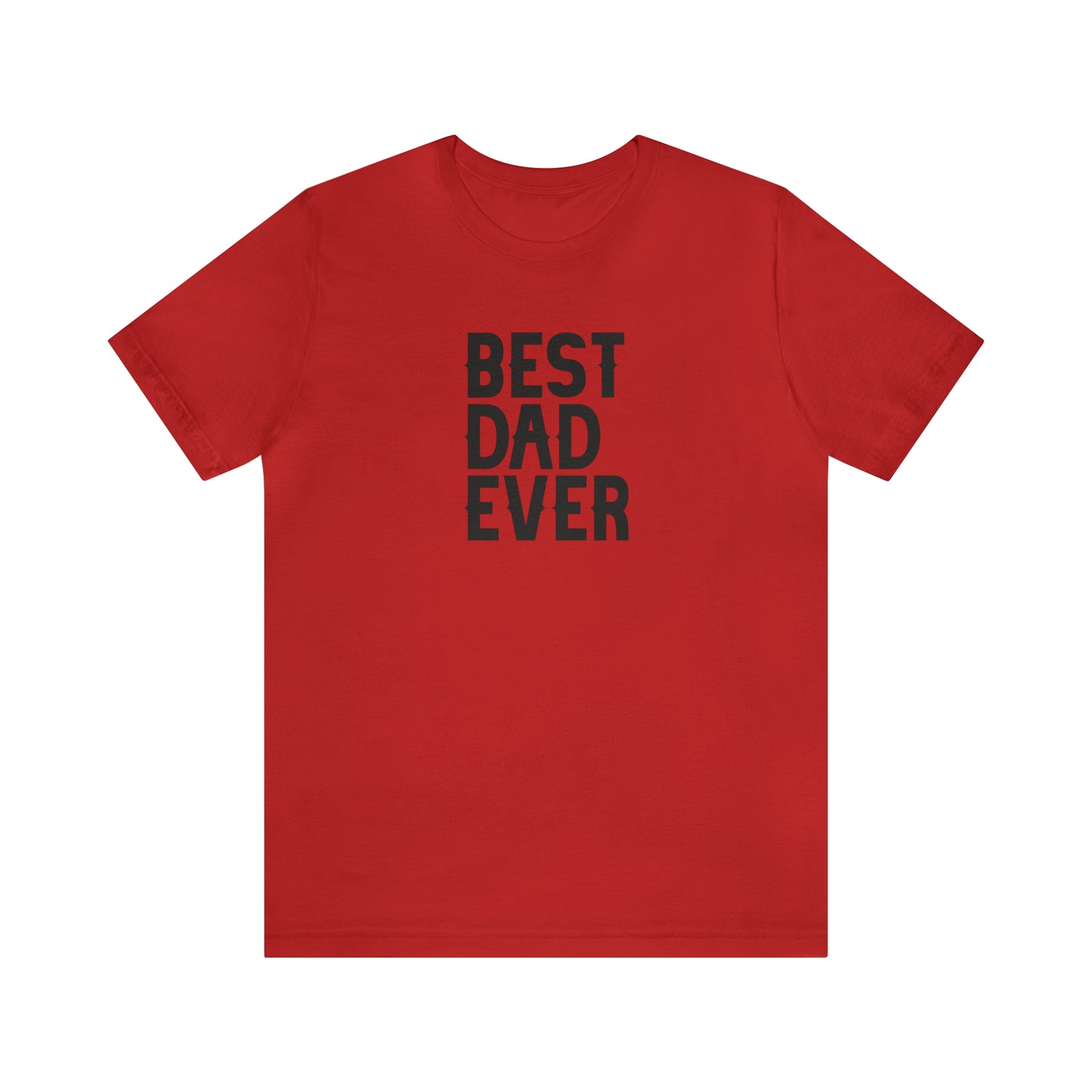 Best Dad Ever Jersey Short Sleeve Tee