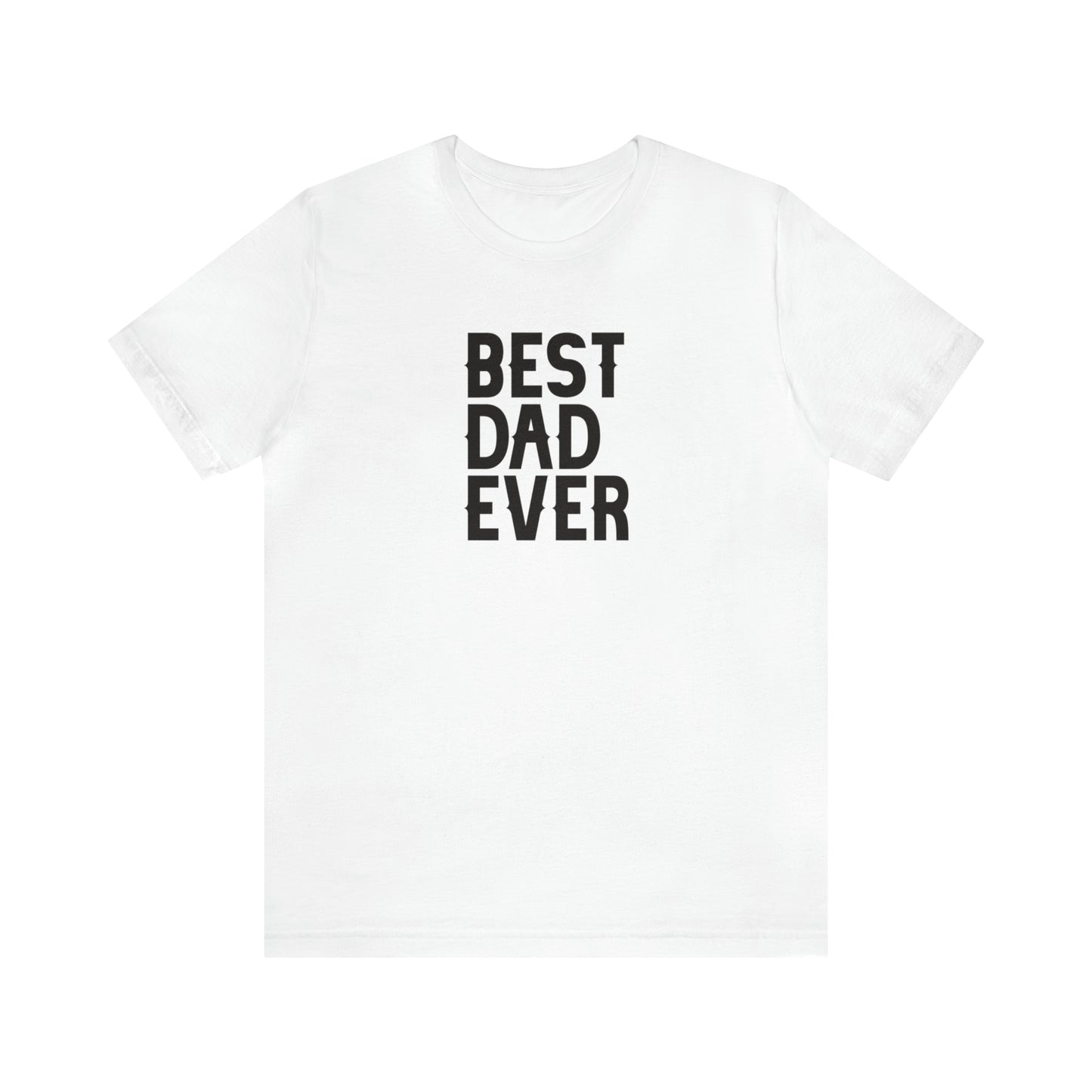 Best Dad Ever Jersey Short Sleeve Tee