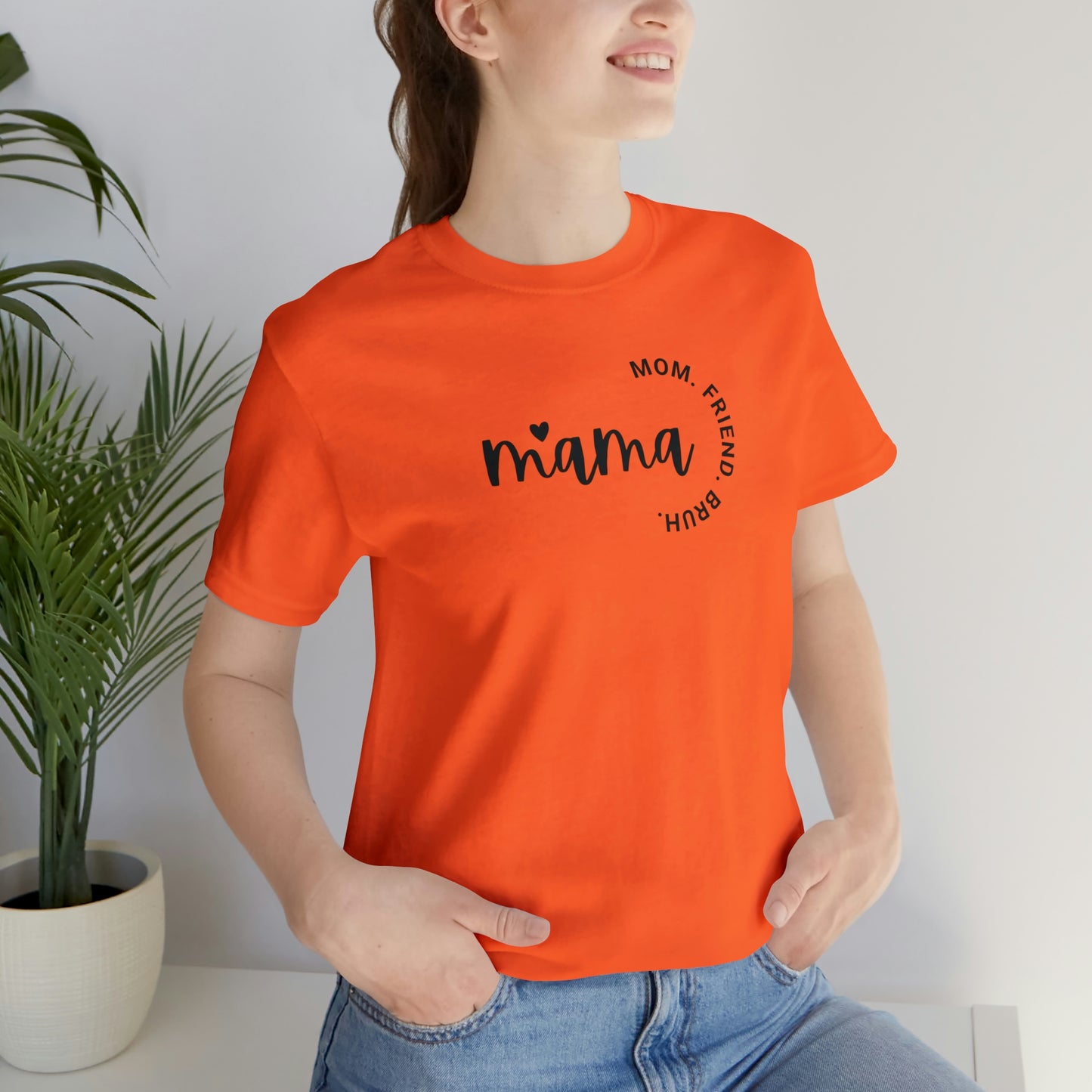 Mama Round Jersey Short Sleeve Tee