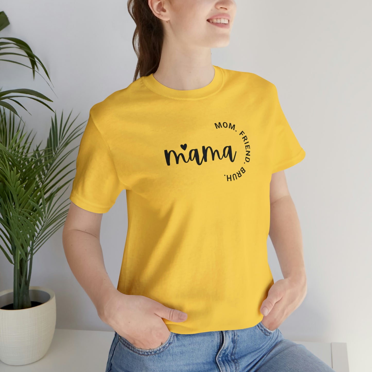 Mama Round Jersey Short Sleeve Tee