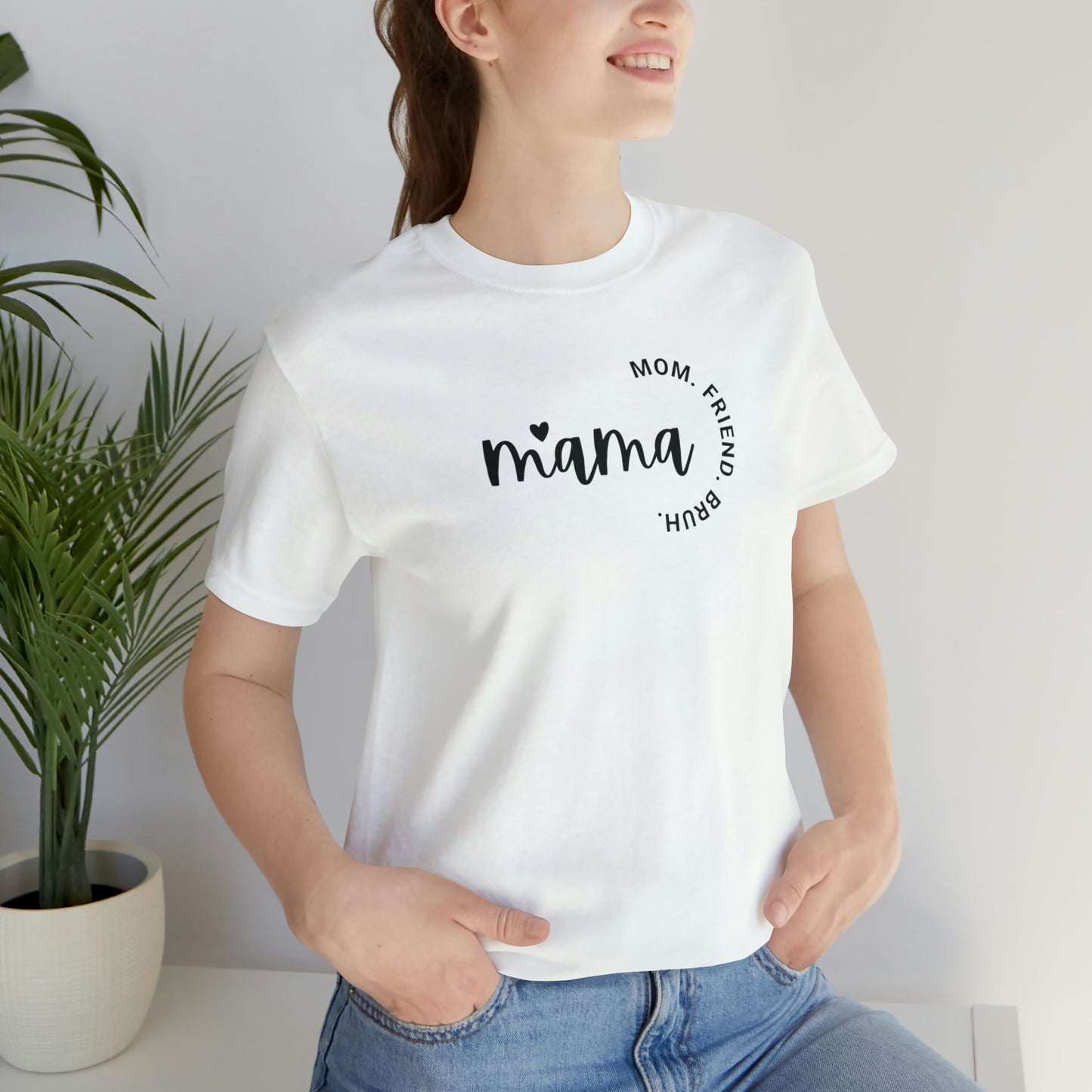 Mama Round Jersey Short Sleeve Tee