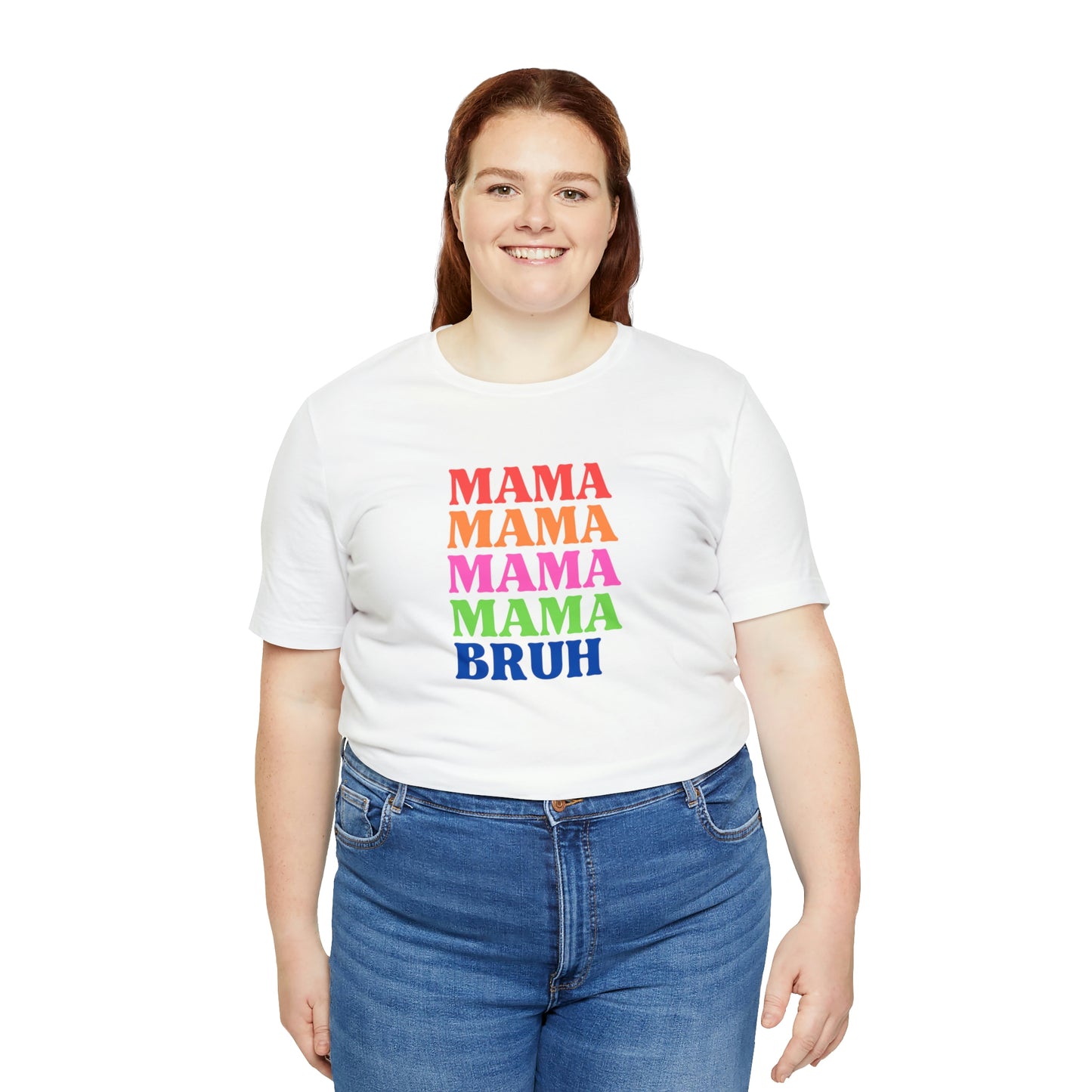 Mama Bruh Jersey Short Sleeve Tee