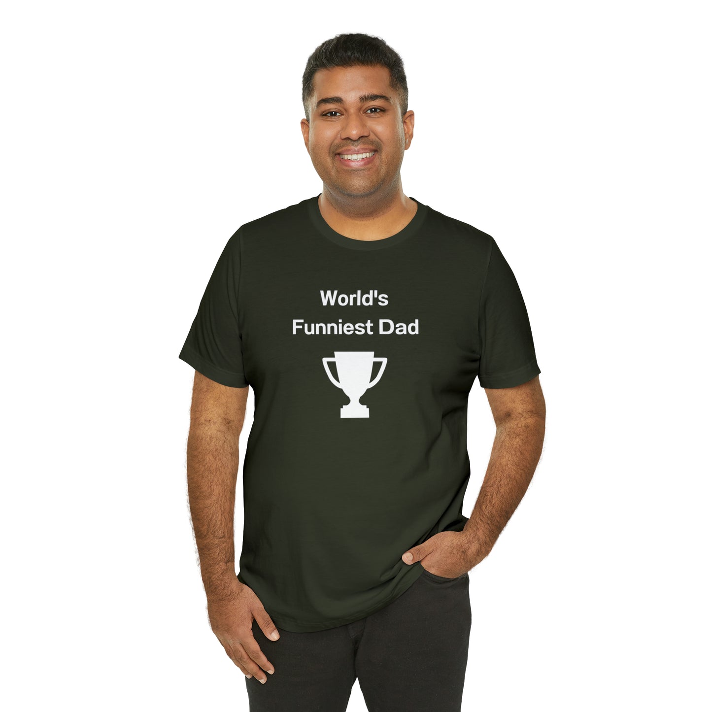 World's Funniest Dad Jersey Short Sleeve Tee