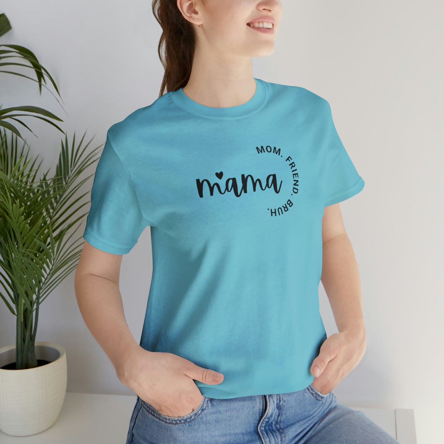 Mama Round Jersey Short Sleeve Tee