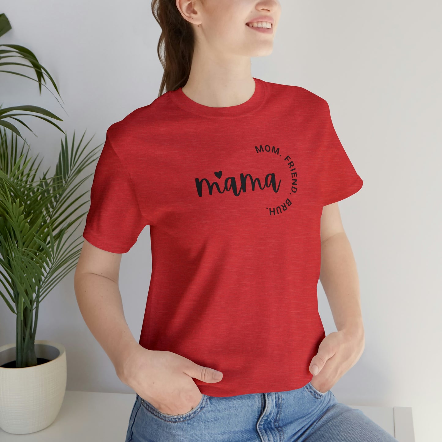 Mama Round Jersey Short Sleeve Tee