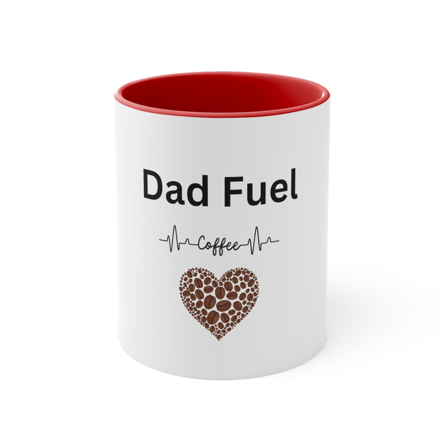 Dad Fuel Accent Coffee Mug, 11oz