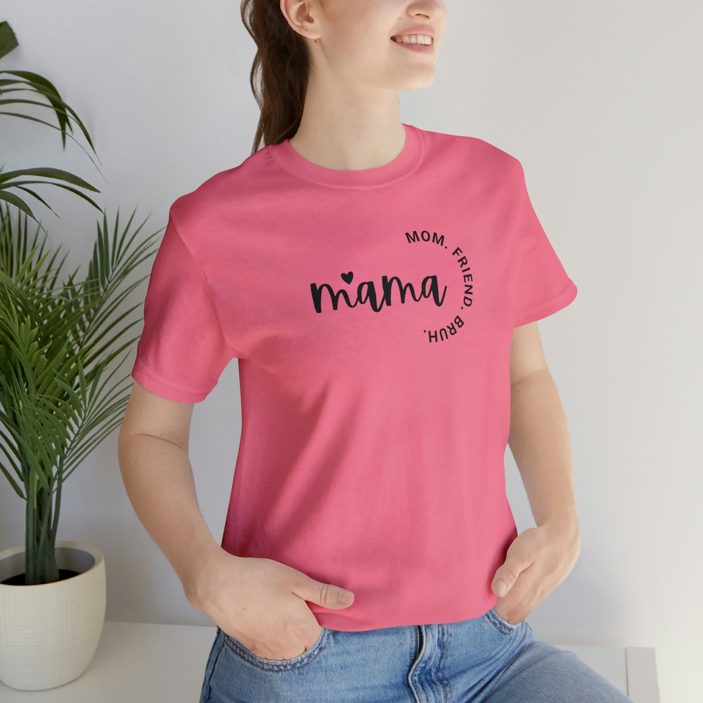 Mama Round Jersey Short Sleeve Tee