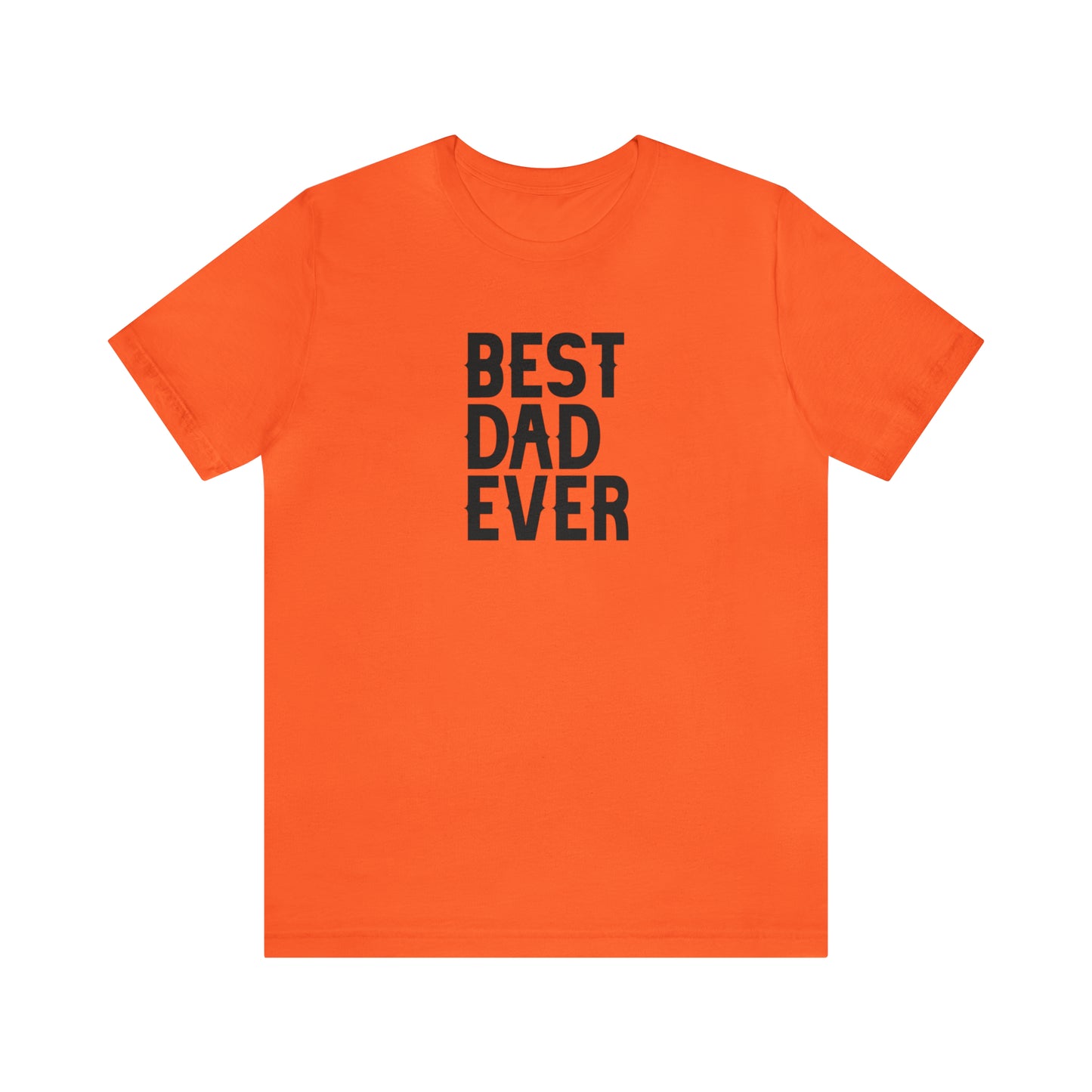 Best Dad Ever Jersey Short Sleeve Tee